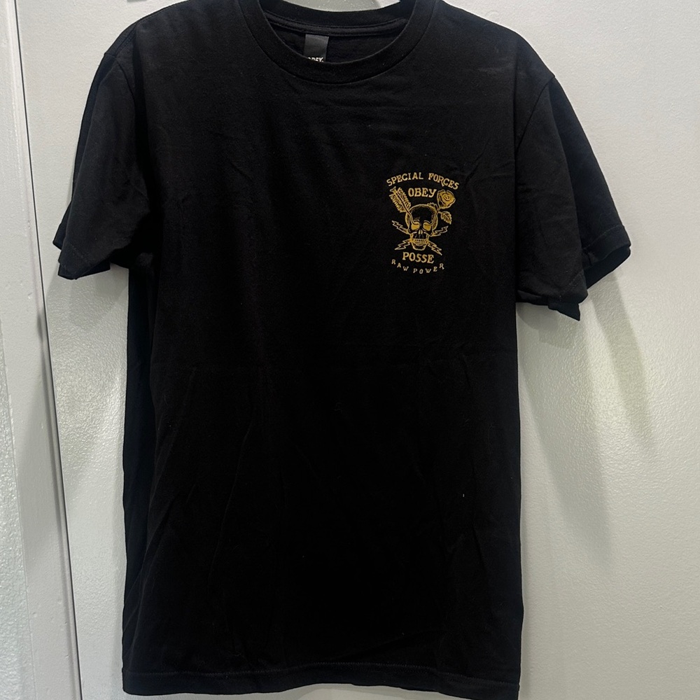 OBEY Special Forces Logo Tee – Black | Medium